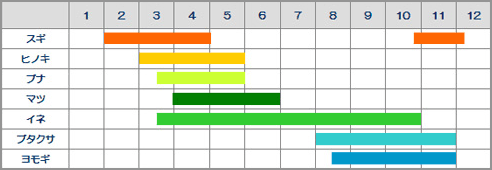 図　花粉の時期